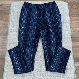 LISETTE Blue and Black Checkered Pants